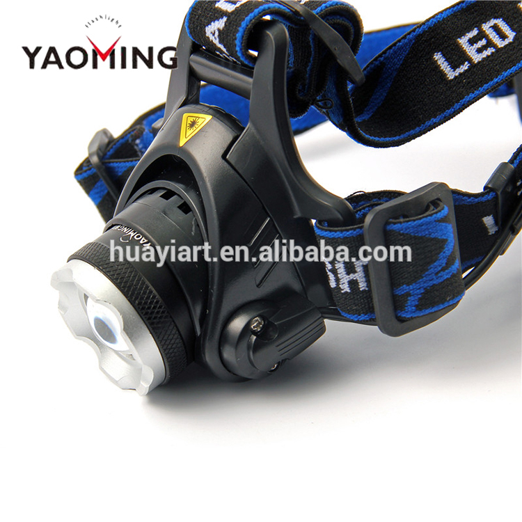 Waterproof Adjustable Focus Head Light Rechargeable Outdoor XML-T6 Bulb 1200 Lumens LED Headlamp