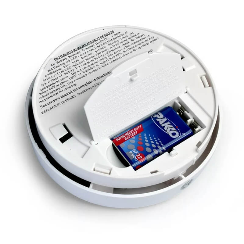 battery 9v wireless connected smoke alarm smoke detector 315