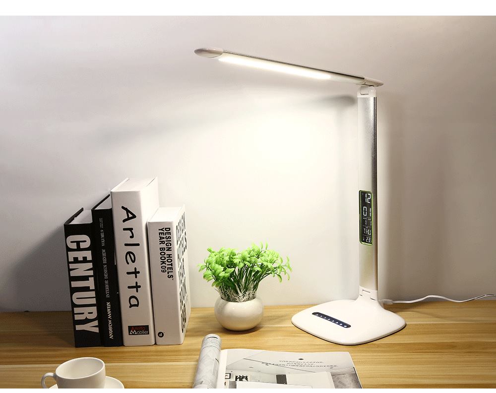 Hottest desk lamp multifunctional display lamp folding rotating touch sensor eye protection led desk lamp