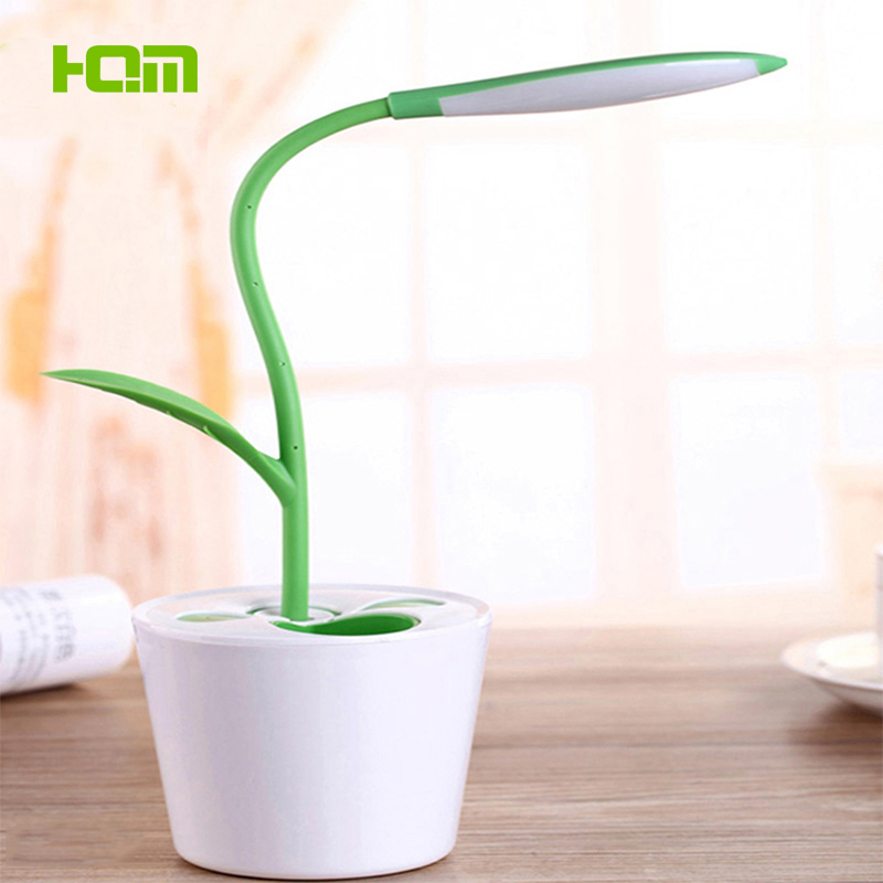 Modern 360 degree energy saving rechargeable table reading led lamp