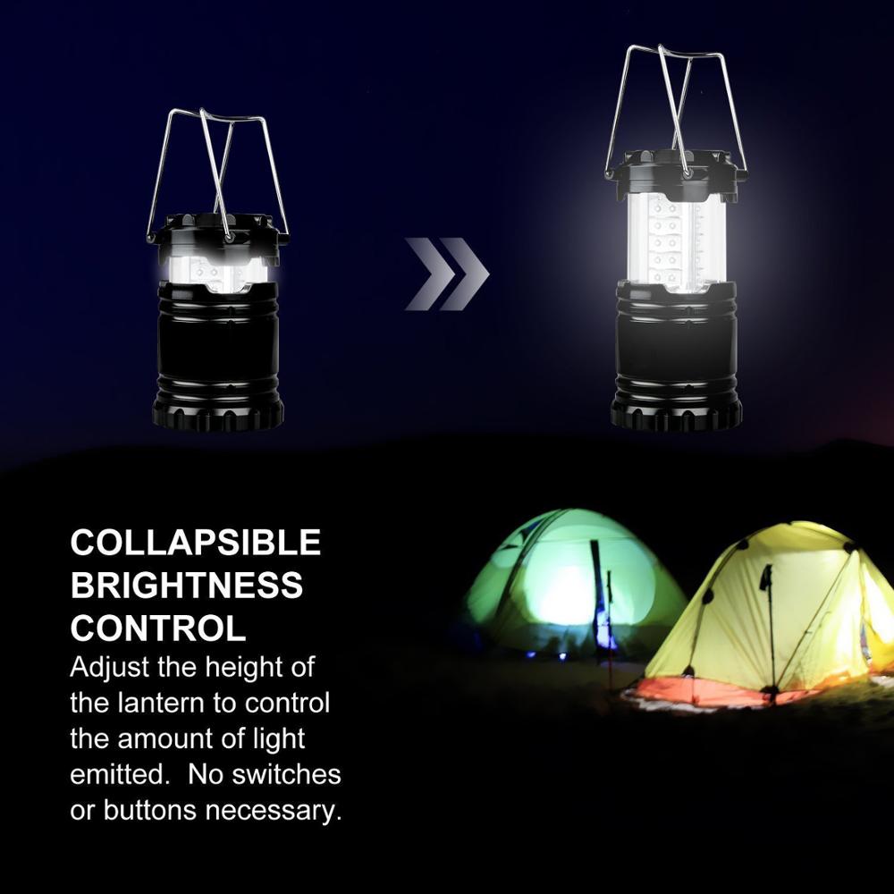 Outdoor Portable Camping Light Bright 30 LED Camping Lantern