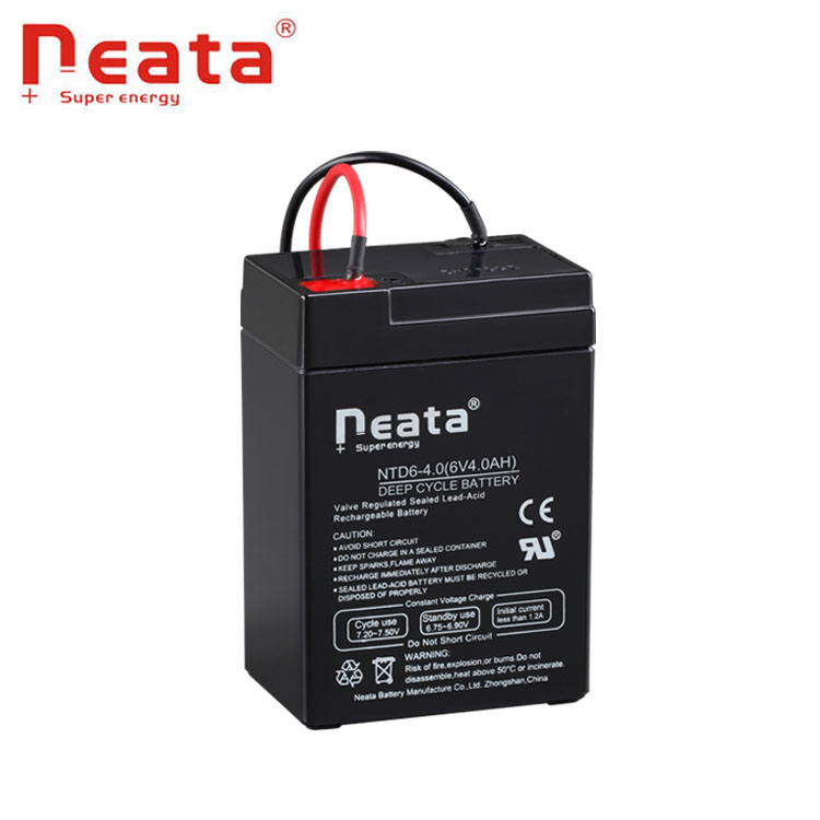 Best sell Vral deep cycle 6v4ah lead acid agm battery