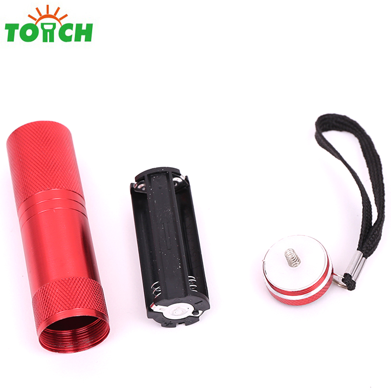 Hot Sale Cheap Aluminium Ally Led flashlight with Batteries for Promotional