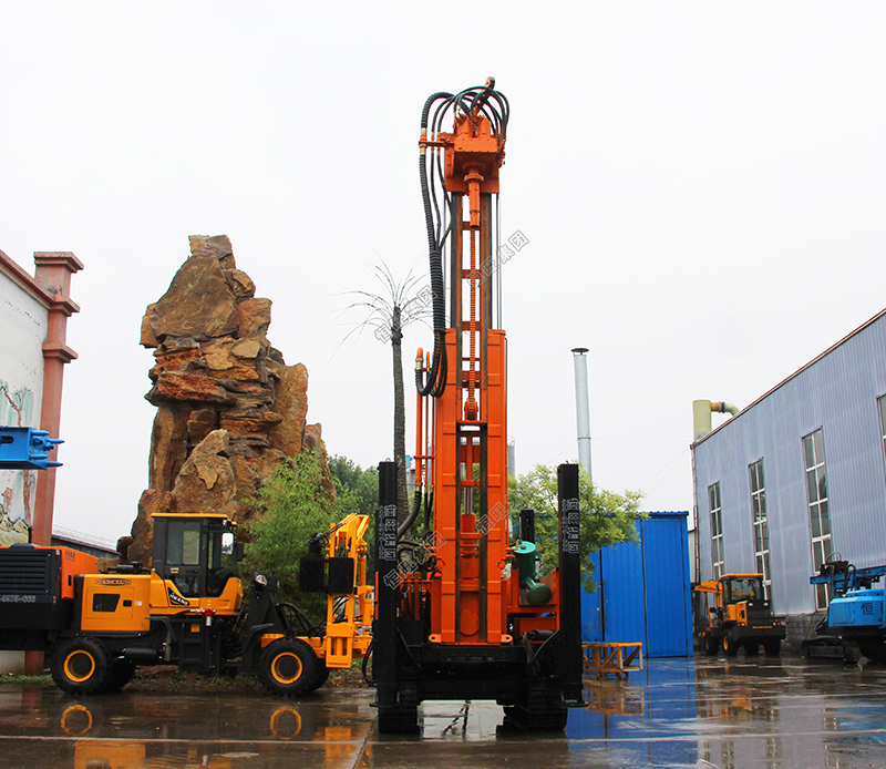 HQZ260L Crawler Pneumatic Water well drill rig Crawler water well drilling machine 260M