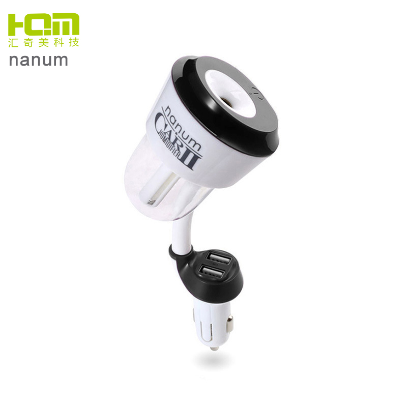 2018 Nanum New Design Car Humidifier Aroma Diffuser with Dual USB Car Charger