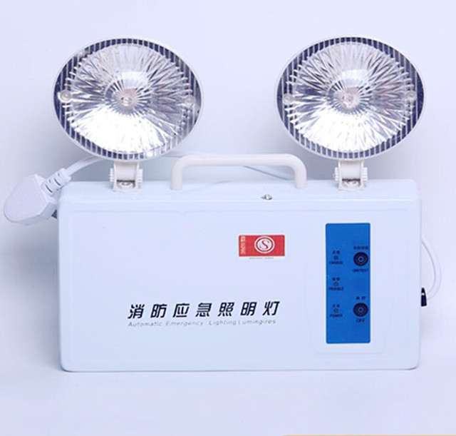 new arrival double head 3w led emergency light