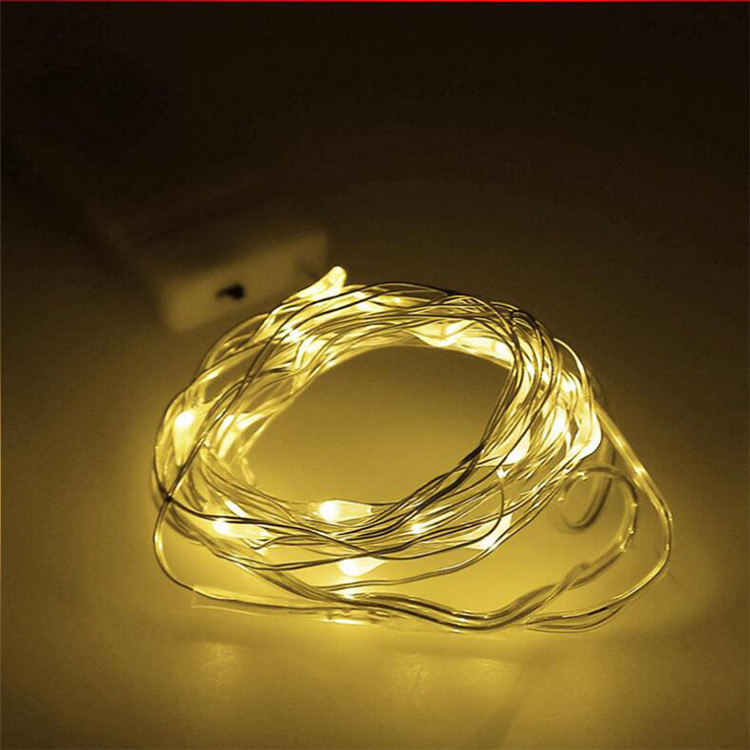 LED Colorful Lamp Room Bottle Holiday Scene Decoration Lighting 2W 2meter   Light String with Battery