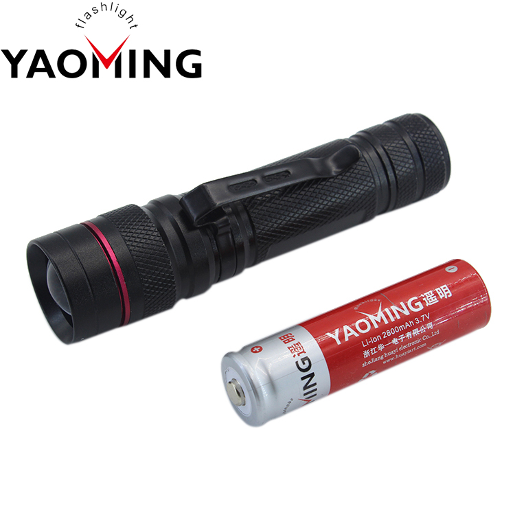 Aluminum Mini Torch With Pen clip Tactical Flashlight