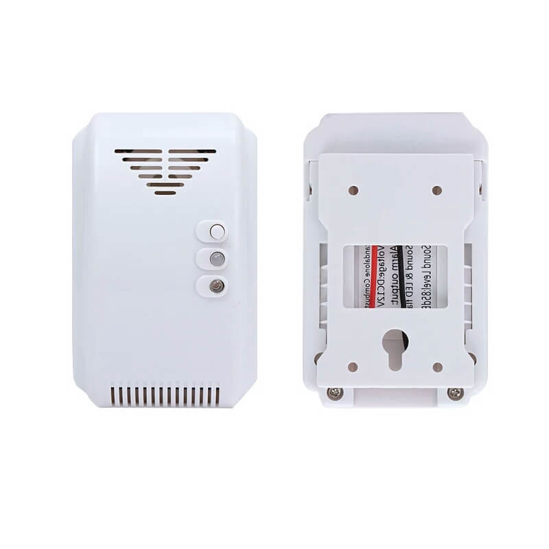 Wholesale Wall Mounted 12V / 220V LPG Gas Leak Detector Price , Kitchen Cooking Gas Detector from China Manufacturers