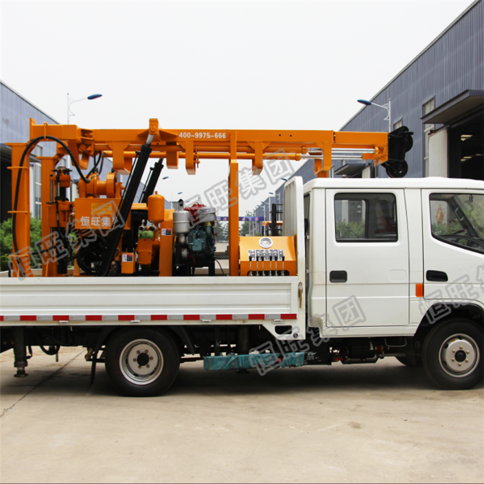 HW Brand Manufacturer direct sale truck mounted hydraulic water well drilling rig machine for industry