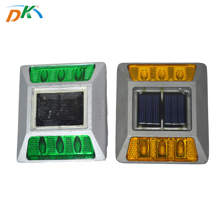 DK Led solar cat eye lights outdoor driveway aluminum marker LED road stud
