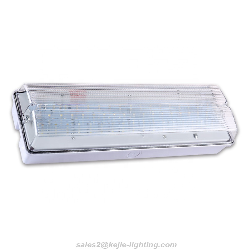 Kejie Non-maintained IP65 LED rechargeable emergency bulkhead light