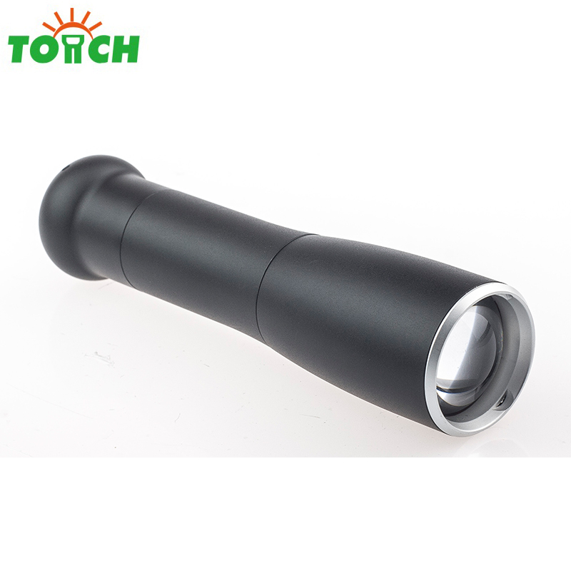 2019 baseball shape flashlight led rechargeable linterna tactical zoomable high power led torchlight