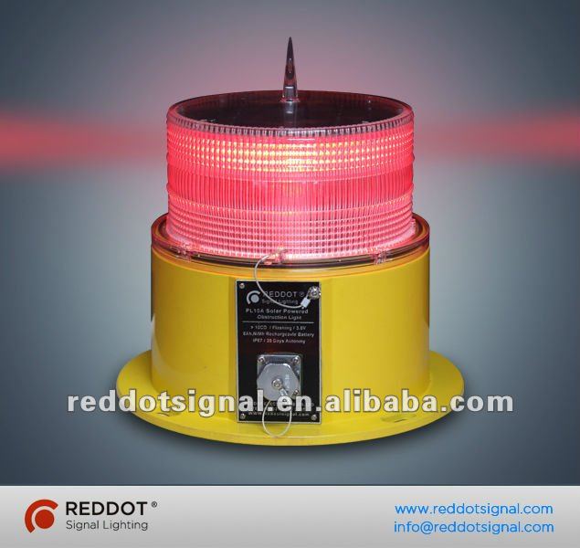 PL10A synchronization solar powered aviation obstruction light