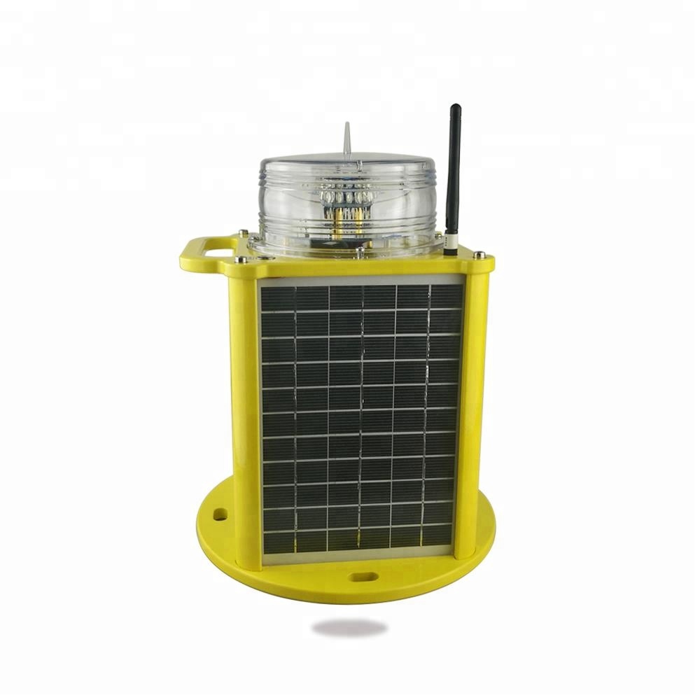 up to 7 nautical miles min. visibility and High efficiency 4x10w solar panel Solar Panels solar powered marine lantern