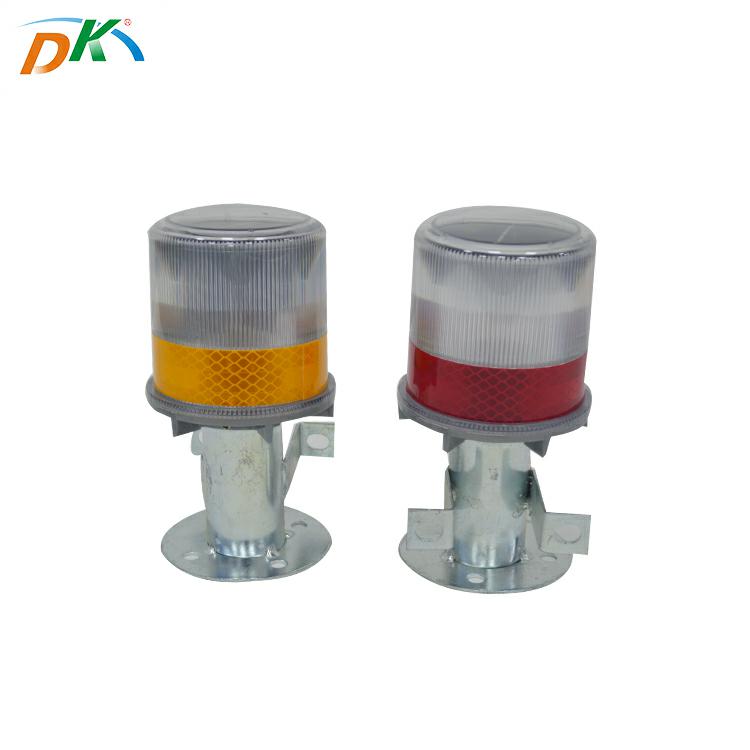 DK led Roadway safety Solar warning beacon strobe  lights