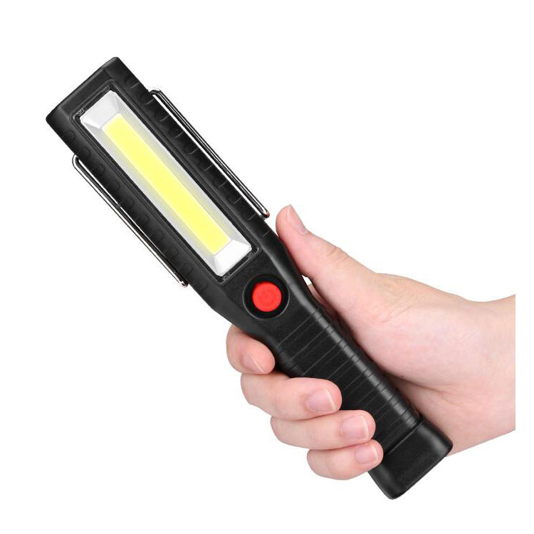 Recharge torch light led magnet cob led work light