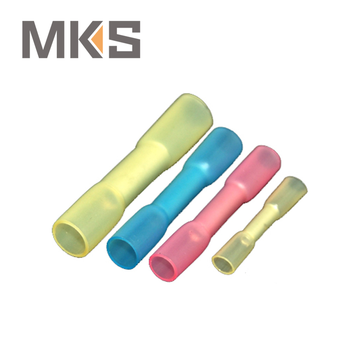 Insulated waterproof heat shrink connector for wire splicing types of splices and joints