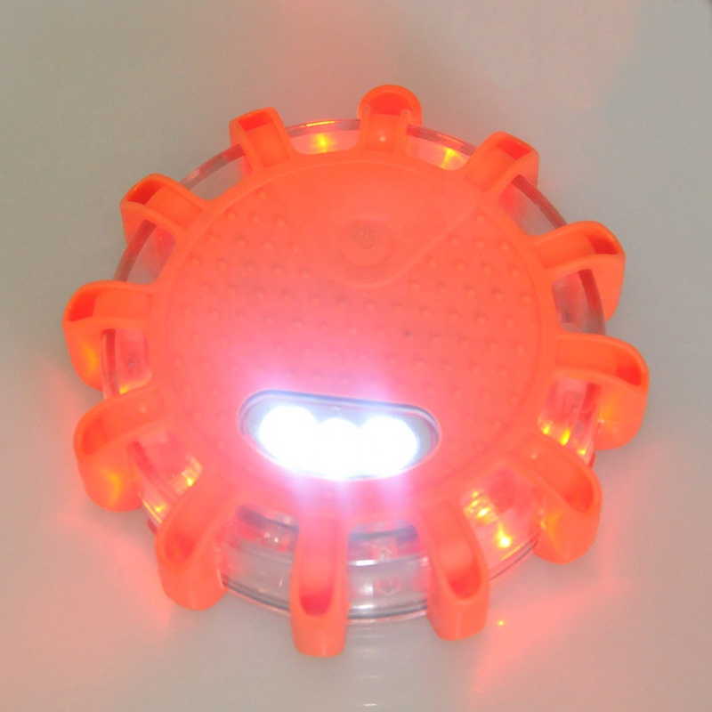 Disc Beacon LED Flares Signal Power Magnetic Emergency Roadside Warning Flares