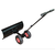 Linear actuator for robotic snow plow lift for atv