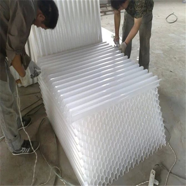 high efficiency settling tanks collects solids white d80 pp pvc lamella tube settler