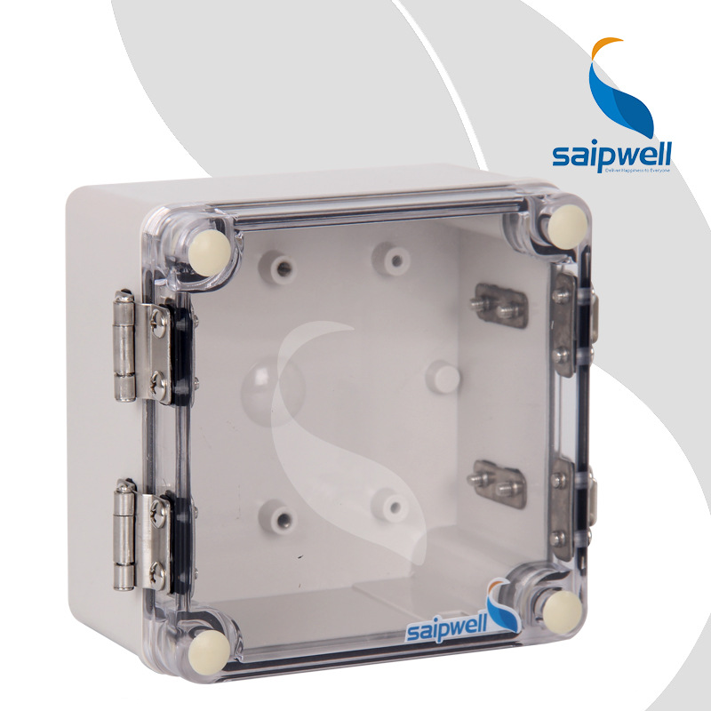 SAIPWELL Y IP66 DS-ATS-1212 ABS Transparent Cover With Metal Clasp Outdoor Use MCB Distribution Box