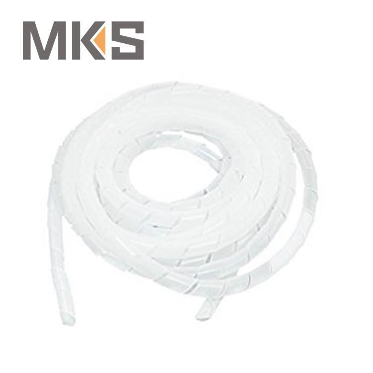 pe white cable spiral wrapping bands,produce various spiral wrapping band