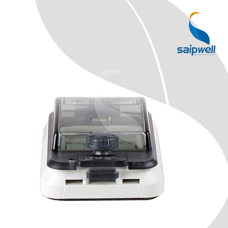 Saipwell Y IP66 Transparent Protective Window Cover Electrical PC Material 2ways Circuit Breaker Box