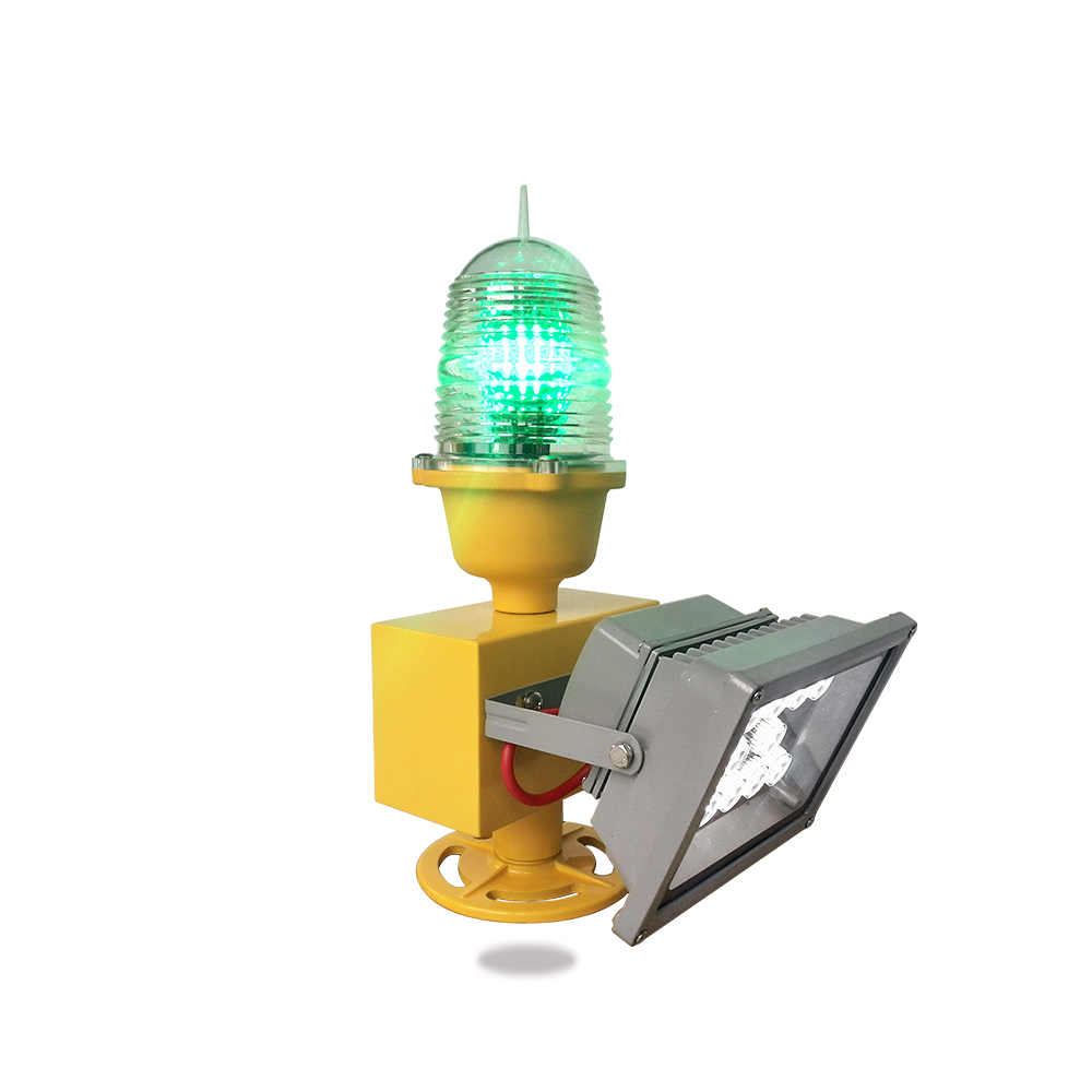 Heliport Directional Arrow, Double Functions Illumination And Top Perimeter Light Mark