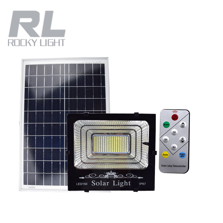 Solar floodlight