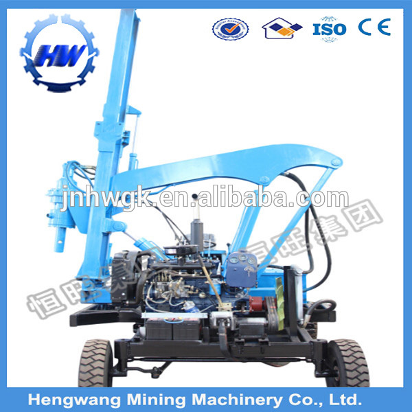 pile driver machine Walking Piling Frame for borehole drilling rig