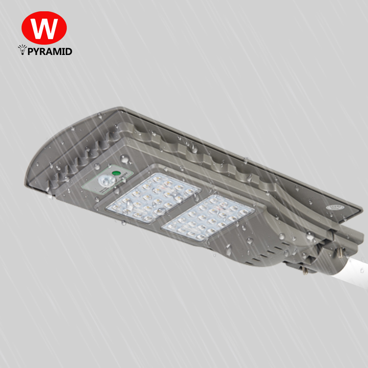 High quality led solar street light all in one IP65 integrated garden motion sensor 40w led light outdoor