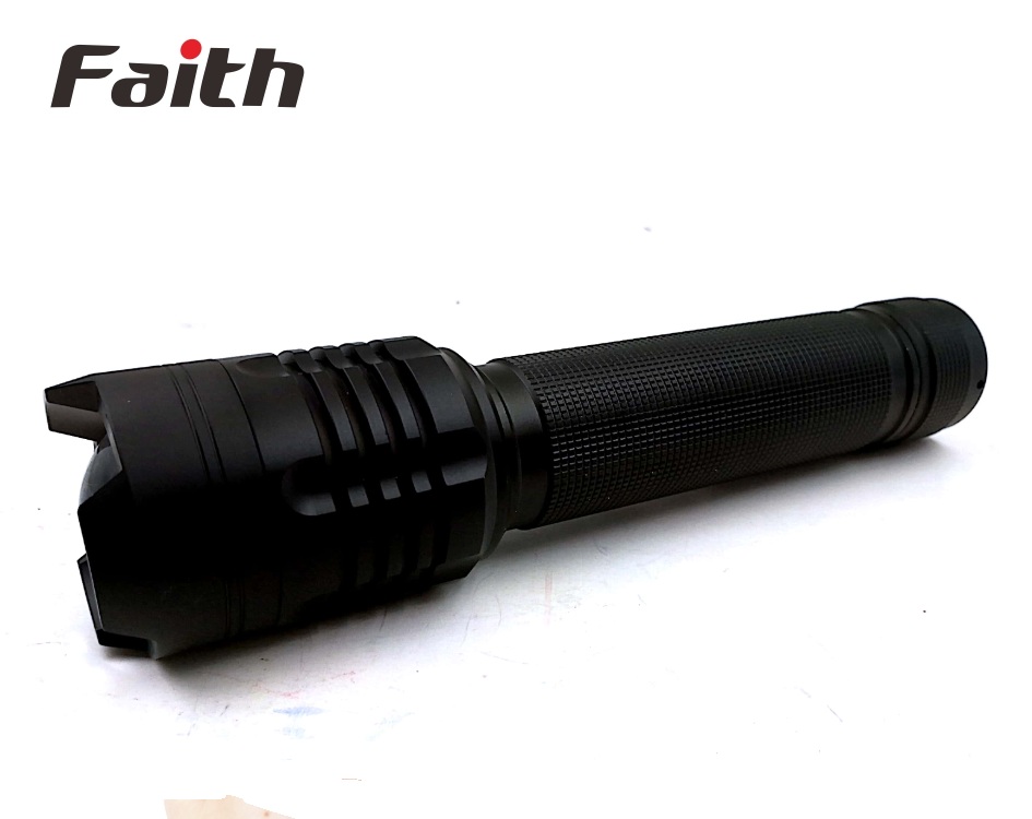 Portable Emergency LED Torch Light 2000 Lumens T6 XML Aluminum Zoom 10W LED Police Tactical Flashlight