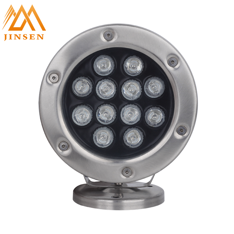 The best seller 1080-1200LM 12W IP67 underwater led lights