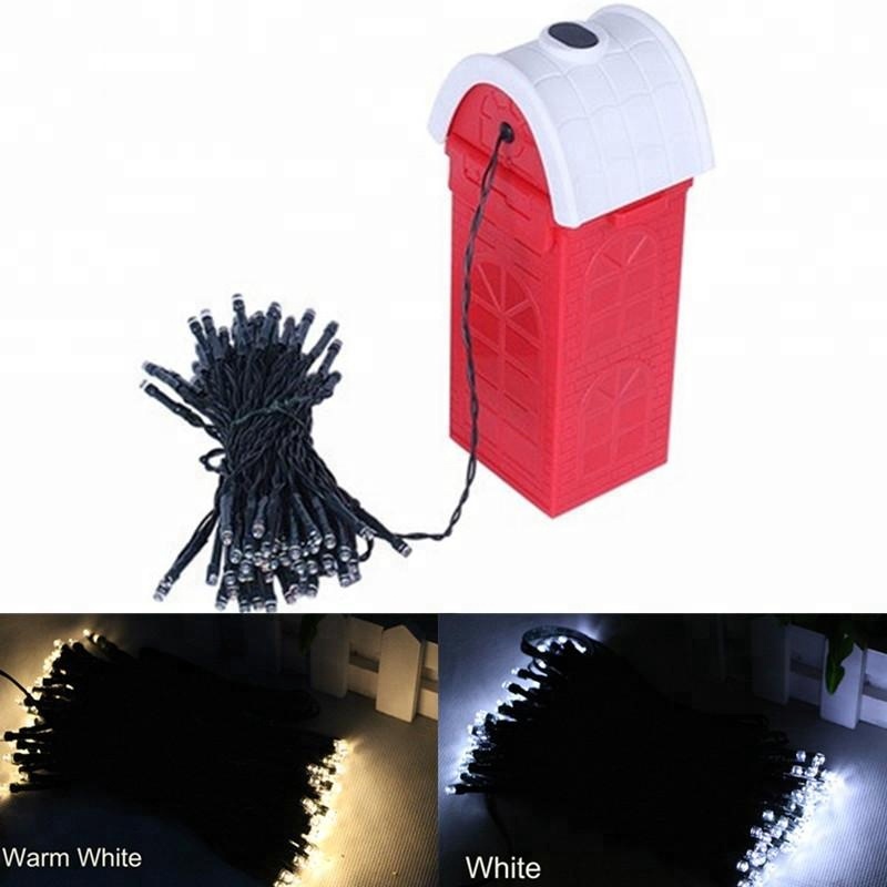 2018 China Hot sale Unique outdoor Christmas lights, 100 led XMAS decoration colourful salt water lamp safe String