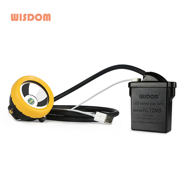 The brightest WISDOM KL12MS miners head lamp(a half price of charger rack for promotion)