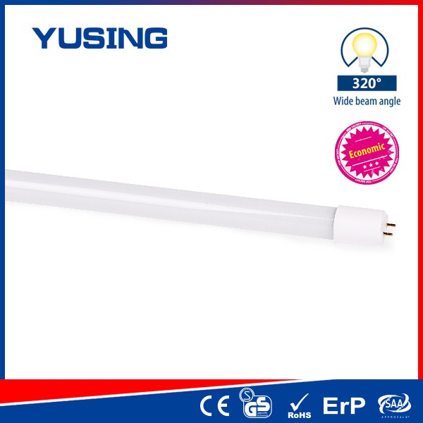 9W Chinese T8 LED G13 Glass Tube, 600mm T8 Tube Light