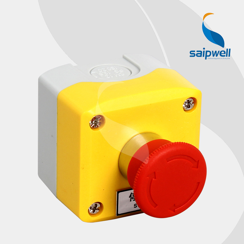 SAIP/SAIPWELL Hot Sales Anticorrosion Outdoor Rainproof Emergency Stop Button Box