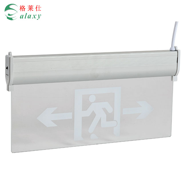 Direct sales of factories acrylic hanging emergency exit sign factory