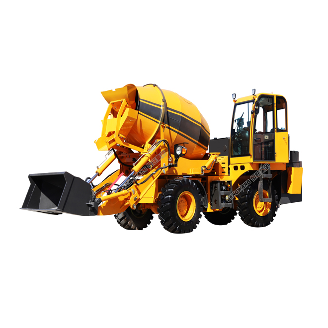 High quality self loading 1.2 M3 concrete mixer truck price