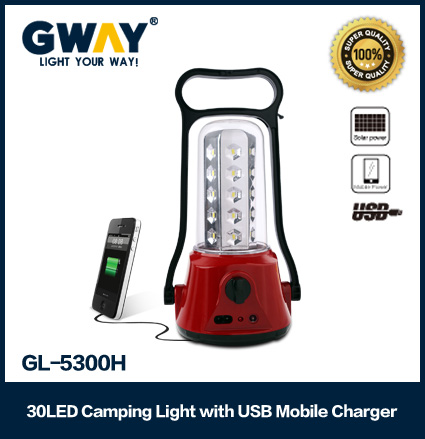 15LED 7.5w camping lantern use 4V 2AH sealed lead-acid battery