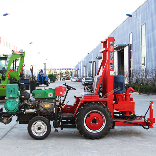 Tractor Mounted air compressor water well drilling rig/borehole drilling rig