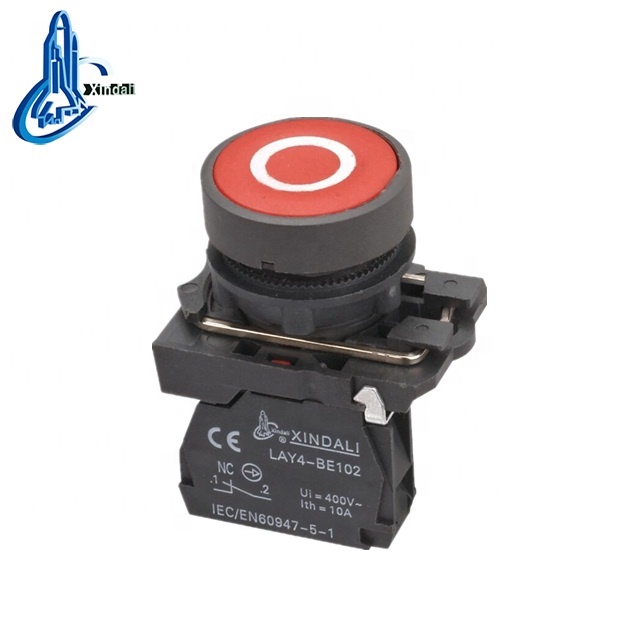 good quality  380 volt  SPRING Return flush electric switch button for elevators LAY4-EA4322