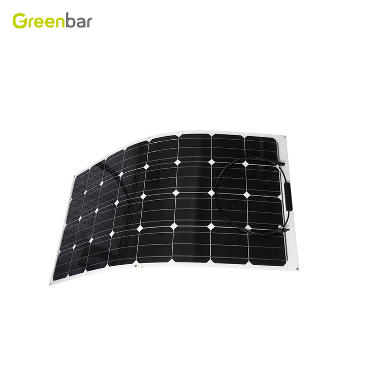 Shenzhen Greenbar Smart 160W Semi-flexible Portable Solar Panels for RV