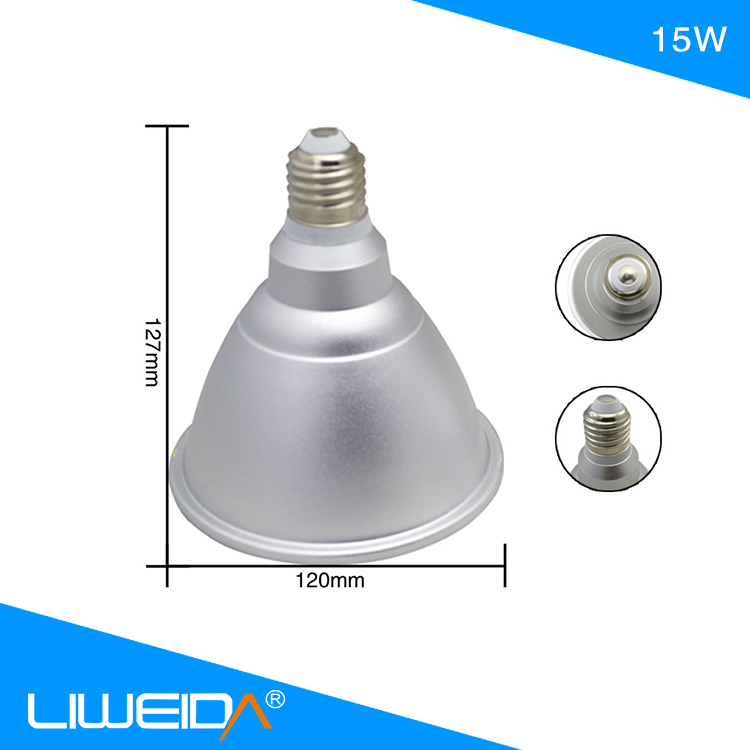 LED house lights waterproof IP65 E27 Dimmable 12W/15W PAR30/PAR38 LED Spot Light Bulb