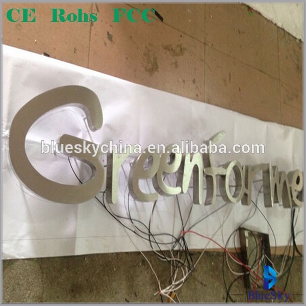 Acrylic alphabet letter sign with led light SMD2835 low price