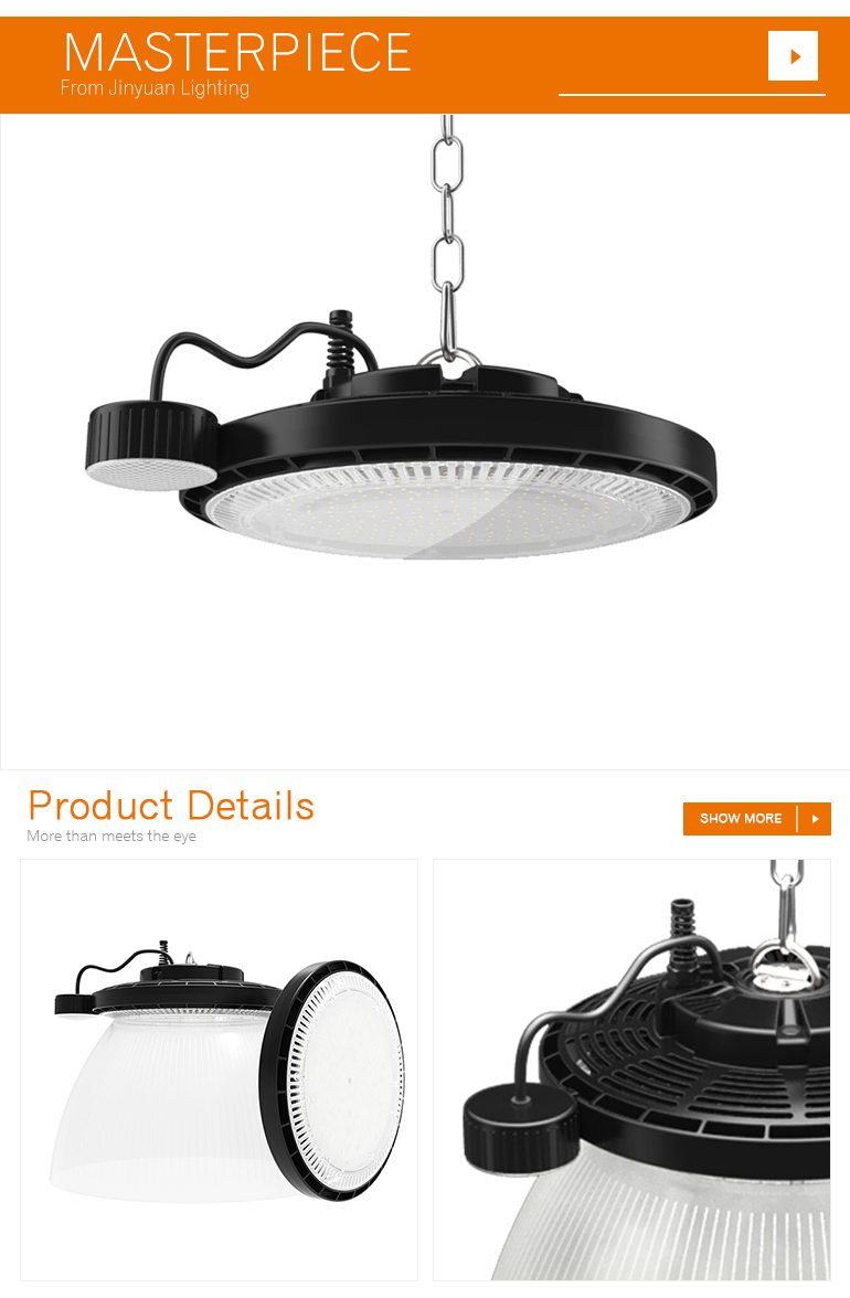 75W 100W 120W ufo led high bay emergency light for work shops