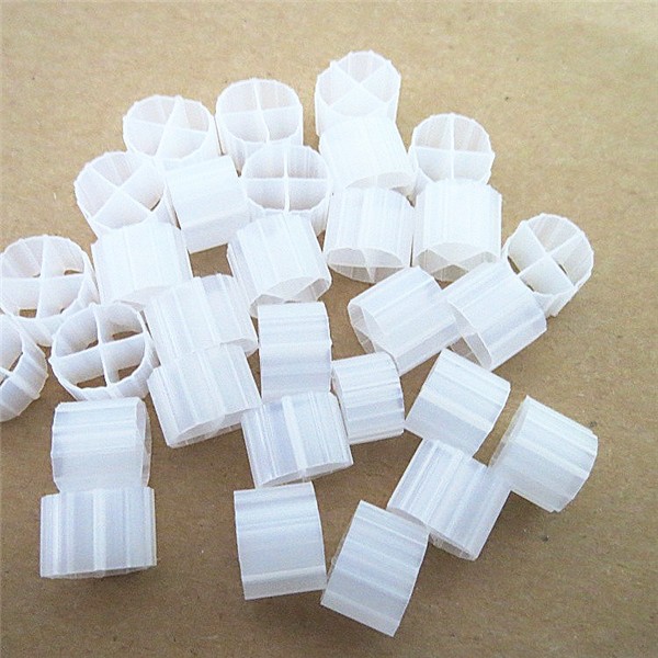 random packing bio filter media pp white mbbr media mbbr biochips