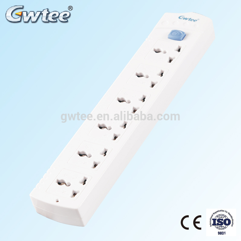 Best selling hot chinese products universal power cord extension socket GT-6113