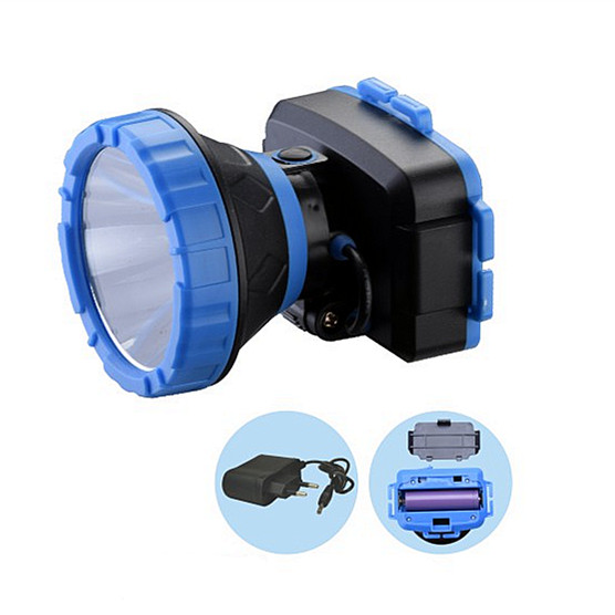 3w strobe 1200mah lithium battery plastic led rechargeable searchlight headlight